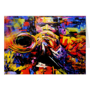 The Jazz Musician Notecard