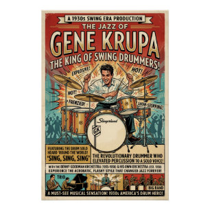 The Jazz of Gene Krupa Poster
