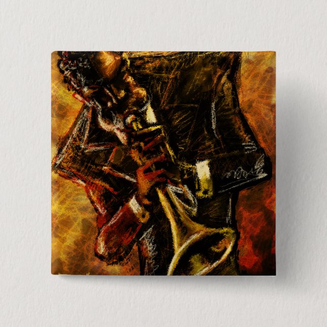 The Jazz Works Button (Front)