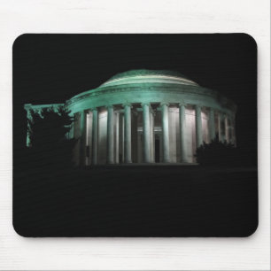 The Jefferson Memorial at night Mouse Mat