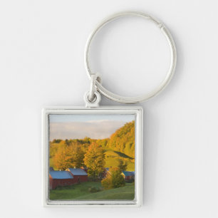 The Jenne Farm in Woodstock, Vermont. Fall. 2 Key Ring