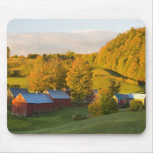 The Jenne Farm in Woodstock, Vermont. Fall. 2 Mouse Mat