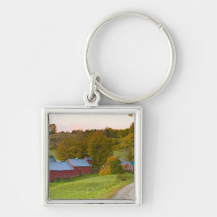 The Jenne Farm in Woodstock, Vermont. Fall. Key Ring