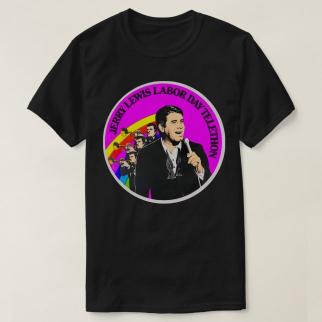 The Jerry Lewis Labour Day Telethon T-Shirt (Design Front)