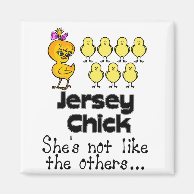 The Jersey Chick Magnet (Front)