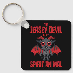 The Jersey Devil Is My Spirit Animal Key Ring