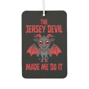 The Jersey Devil Made Me Do It Car Air Freshener