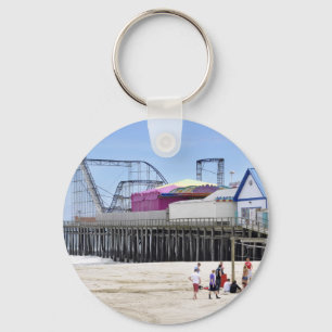The Jersey Shore at Seaside Heights Key Ring