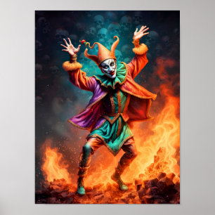 The Jester - 12 x 16 Poster