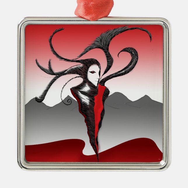 The Jester Metal Tree Decoration (Front)