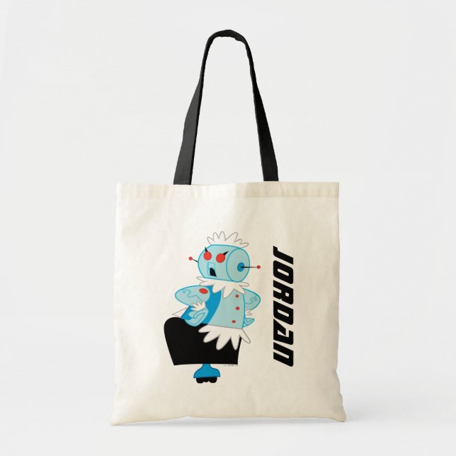 The Jestons | Rosie the Robot | Add Your Name Tote Bag (Front)