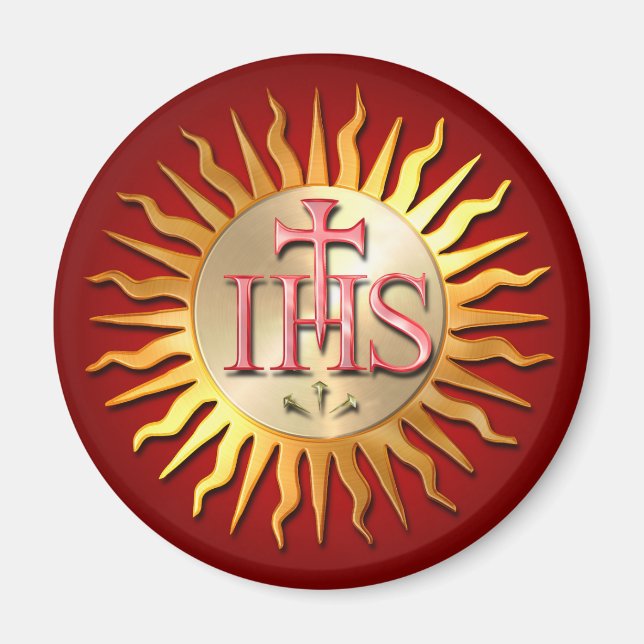 The Jesuit Seal Magnet (Front)