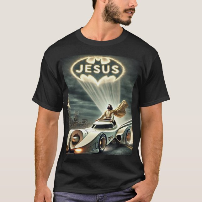 The Jesusmobile: Saviour in the Night T-Shirt (Front)