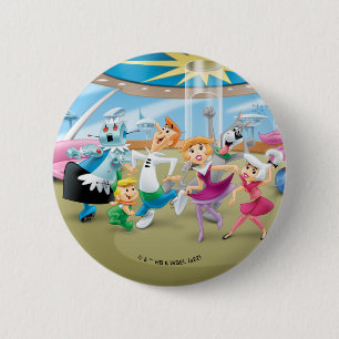 The Jetsons   Family Dance Party 6 Cm Round Badge