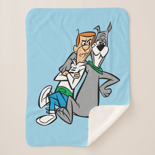 The Jetsons | George & Astro Buddies Sherpa Blanket (Front)