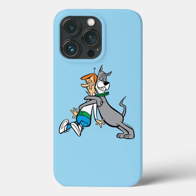 The Jetsons | George & Astro Hug Case-Mate iPhone Case (Back)
