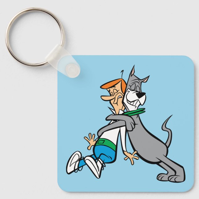 The Jetsons | George & Astro Hug Key Ring (Front)