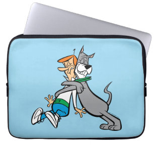 The Jetsons George & Astro Hug Laptop Sleeve