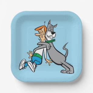 The Jetsons   George & Astro Hug Paper Plate