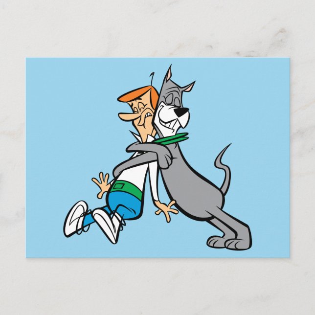 The Jetsons | George & Astro Hug Postcard (Front)