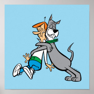 The Jetsons   George & Astro Hug Poster
