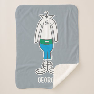 The Jetsons George's Suit Sherpa Blanket