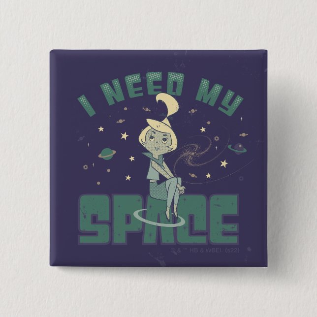 The Jetsons | I Need My Space 15 Cm Square Badge (Front)