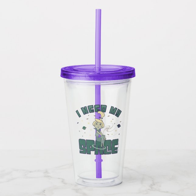 The Jetsons | I Need My Space Acrylic Tumbler (Front)