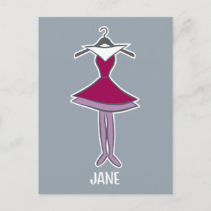 The Jetsons   Jane's Dress Postcard