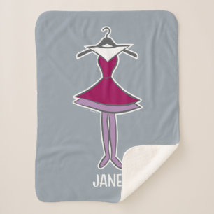 The Jetsons Jane's Dress Sherpa Blanket