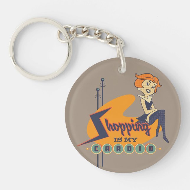 The Jetsons | Shopping is My Therapy Key Ring (Front)