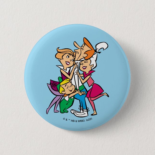 The Jetsons | The Family 6 Cm Round Badge (Front)