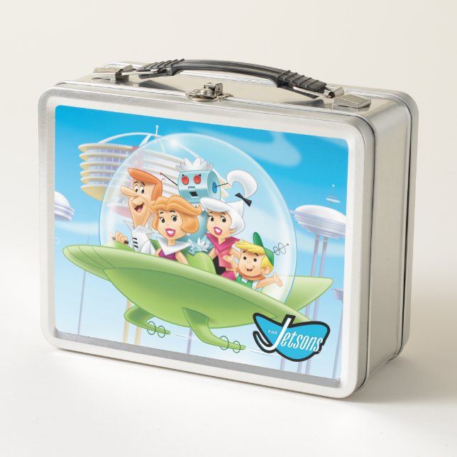 The Jetsons | The Family Flying Car Metal Lunch Box (Front)