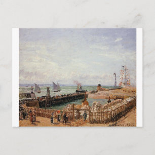 The Jetty, Le Havre, High Tide, Morning Sun Postcard