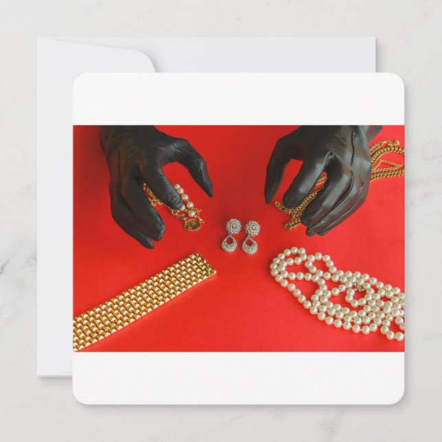 the jewellery thief on invitation (Front)