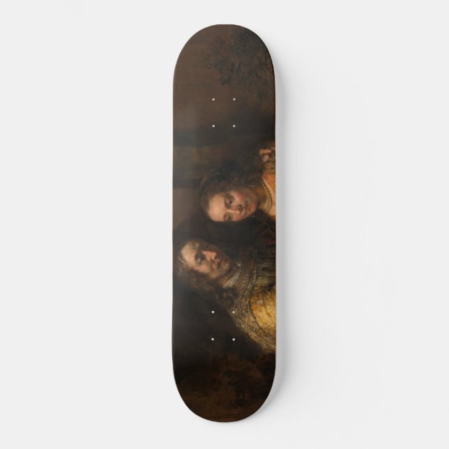 The Jewish Bride (by Rembrandt) Skateboard (Front)
