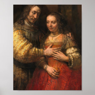 The Jewish Bride Painting By Rembrandt Poster