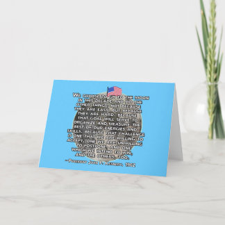 The JFK Quote That Sent Humans to the Moon Card