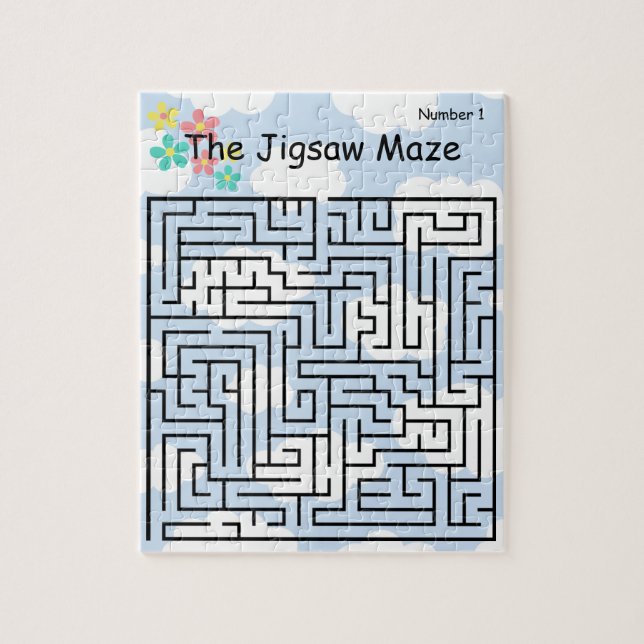 THE JIGSAW MAZE PUZZLE - number 1 (Vertical)