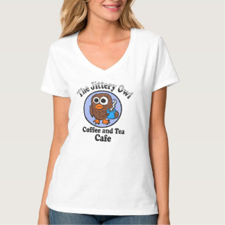 The Jittery Owl Coffee and Tea Cafe T-Shirt