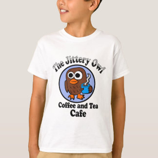 The Jittery Owl Coffee and Tea Cafe T-Shirt