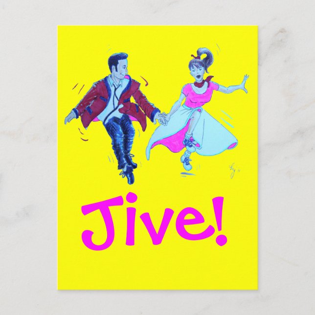 The Jivers! Postcard (Front)