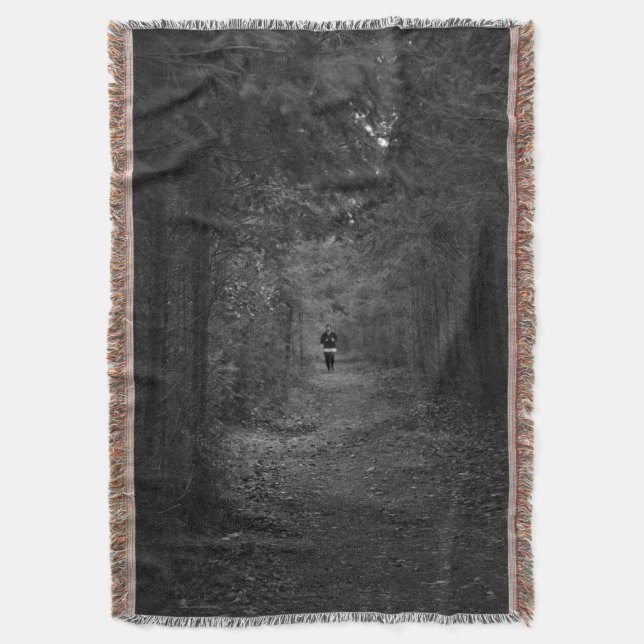 The Jogger Throw Blanket (Front Vertical)