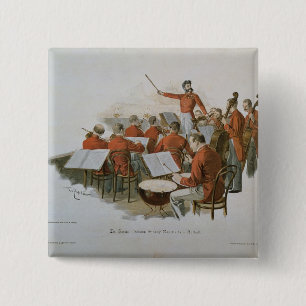 The Johann Strauss Orchestra at a Court Ball 15 Cm Square Badge