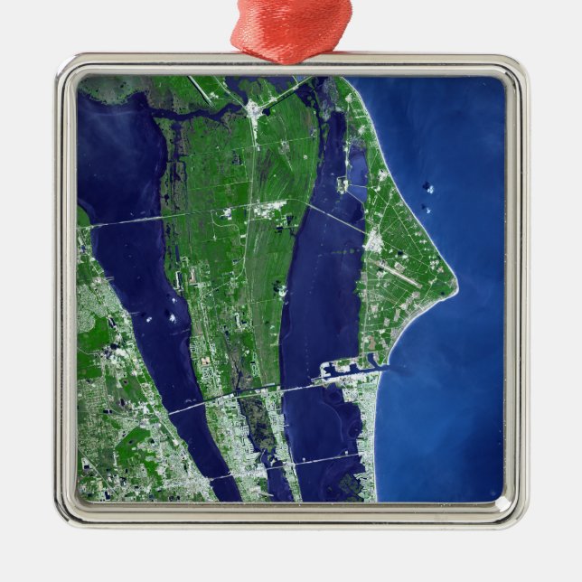 The John F Kennedy Space Centre Metal Tree Decoration (Front)