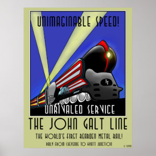 The John Galt Line Poster