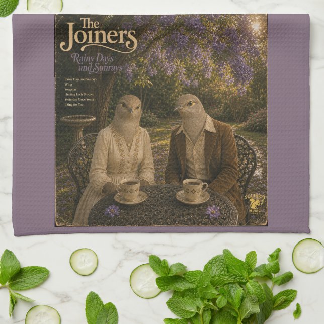 The Joiners Album: a Parody Tea Towel (Folded)