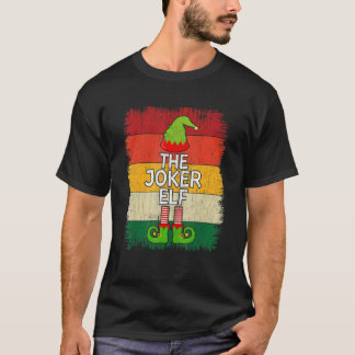 The Joker Elf Matching Group Christmas Party Pajam T-Shirt