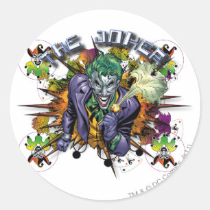 The Joker - Explosion Classic Round Sticker