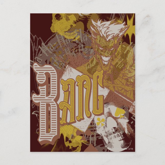 The Joker Gun / Bang Carnival Collage Postcard (Front)